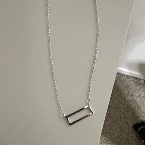 Silver Geometric Necklace